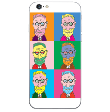 Зигмунг Фрэйд by Энди Ворхол - Виниловые наклейки на iPhone 6, 6s - купить в Москве, страница 46
