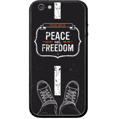 Плакат в стиле Punk Rock: Мир и Свобода - Виниловые наклейки на Бампер на iPhone 6 - купить в Москве, страница 9