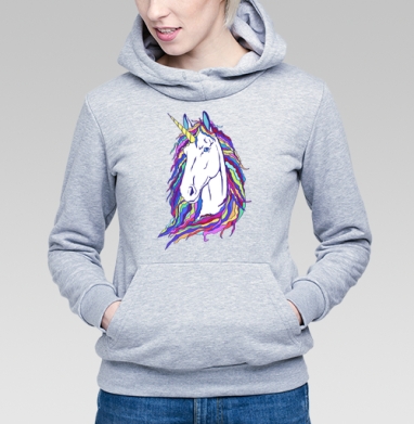 rainbow unicorn / Радужный единорог - Магазин футболок ponyridegirl - Дизайнерские принты