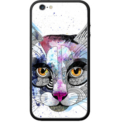 Кошка графика - Виниловые наклейки на Бампер на iPhone 6 - купить в Москве, страница 5