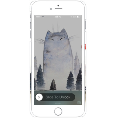 Мифический гигантский кот в туманном лесу - Чехол матовый для iPhone 6 plus купить, страница 20