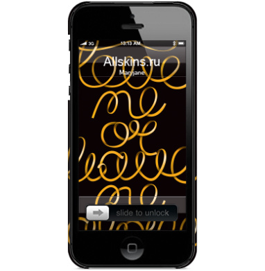 Gold ribbon lettering / Люби или уходи saying Love me or leave me alone - Чехол глянцевый для iPhone 5, 5S, 5SE купить, страница 36