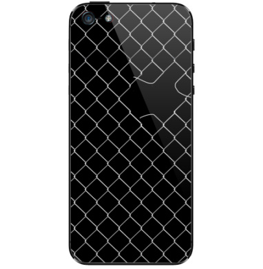 Силуэт свободы: разорванная сетка-рабица - Виниловые наклейки на iPhone 5 - купить в Москве, страница 30
