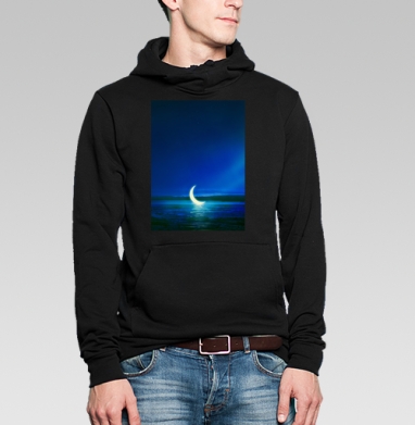 Moonlight / Лунный свет, Толстовка Женская серый меланж 340гр, утепленная
