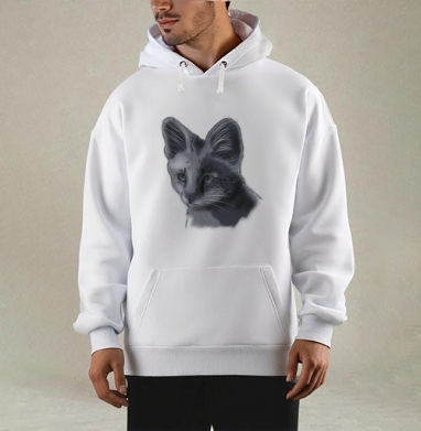 Дикий кот, Толстовка Mjhigh, утепленная