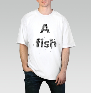 Декоративный постер «A fish» в винтажном стиле - Магазин футболок Don_pepper - Дизайнерские принты