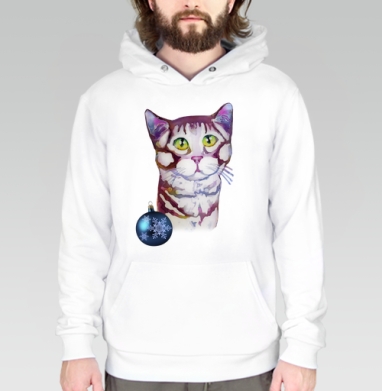 Котик в снежинках - Магазин футболок silk