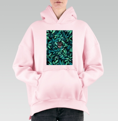 Живая изгородь - Hoodie Mjhigh Pink, утепленная