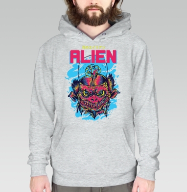Demon Alien / Демон пришелец, Толстовка меланж Regular