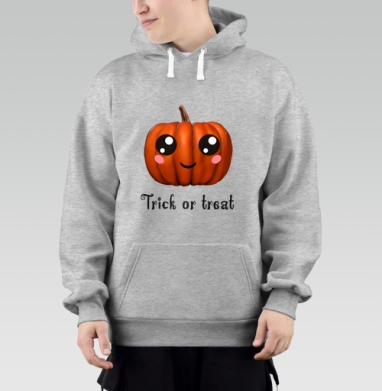 Веселая тыква для праздника Хэллоуина Trick or treat, Толстовка Mjhigh–Mel, утепленная