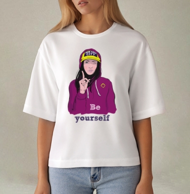 Be yourself - Женские Футболки