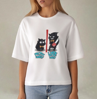 pretty pussy / милая киска, Футболка женская оверсайз Mido