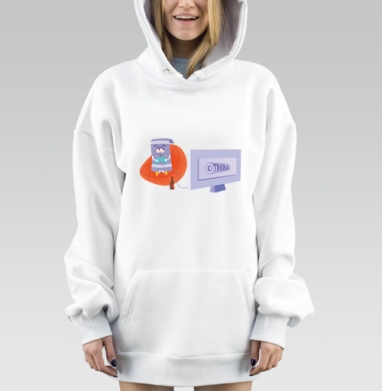 Полотенце играет в игры на кресле с пивом, Hoodie Mjhigh Dig, оверсайз, утепленная