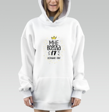 Всегда семнадцать молодой опыт всегда, Hoodie Mjhigh Dig, оверсайз, утепленная