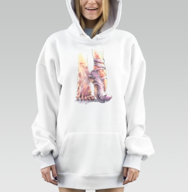 Балетные ножки, Hoodie Mjhigh Dig, оверсайз, утепленная