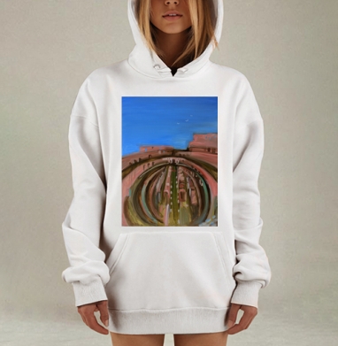 Колизей., Hoodie Mjhigh Dig, оверсайз, утепленная