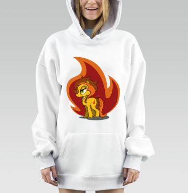 Огонек, Hoodie Mjhigh Dig, оверсайз, утепленная