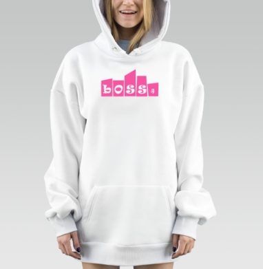 БоссЯ, Hoodie Mjhigh Dig, оверсайз, утепленная