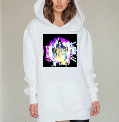 Дедсек, Hoodie Mjhigh Dig, оверсайз, утепленная