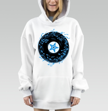 Диск, Hoodie Mjhigh Dig, оверсайз, утепленная