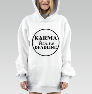 Карма навсегда, Hoodie Mjhigh Dig, оверсайз, утепленная