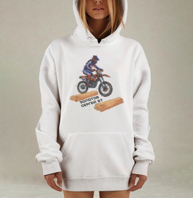 Прыг да скок, Hoodie Mjhigh Dig, оверсайз, утепленная