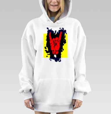 РОК, Hoodie Mjhigh Dig, оверсайз, утепленная