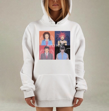 Ангел мой, Hoodie Mjhigh Dig, оверсайз, утепленная