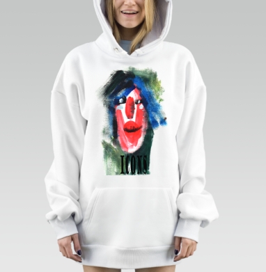 Русская красавица, Hoodie Mjhigh Dig, оверсайз, утепленная