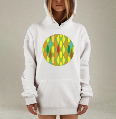 Абстрактная кукуруза!, Hoodie Mjhigh Dig, оверсайз, утепленная
