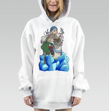 HNY! service / Служба С Новым годом!, Hoodie Mjhigh Dig, оверсайз, утепленная