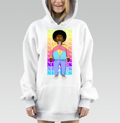 OLdschool / Олдскул, Hoodie Mjhigh Dig, оверсайз, утепленная