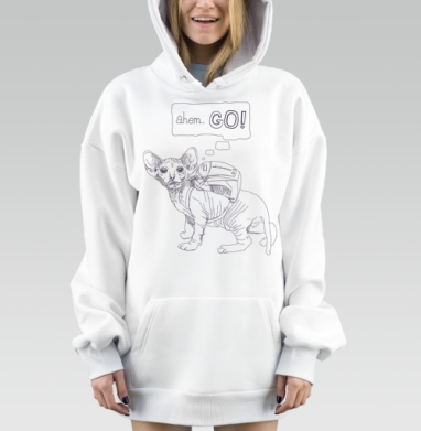 Сфинкс, Hoodie Mjhigh Dig, оверсайз, утепленная