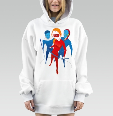 Женский красный костюм с футуристическим дизайном, Hoodie Mjhigh Dig, оверсайз, утепленная