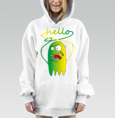 сопля, Hoodie Mjhigh Dig, оверсайз, утепленная