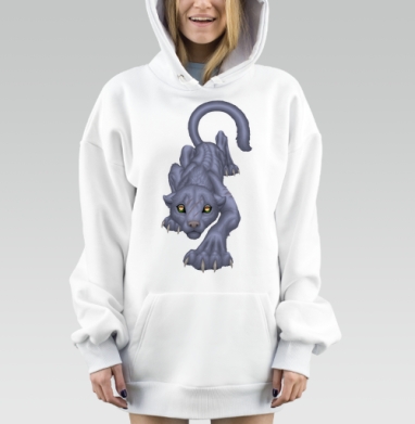 Хищник, Hoodie Mjhigh Dig, оверсайз, утепленная