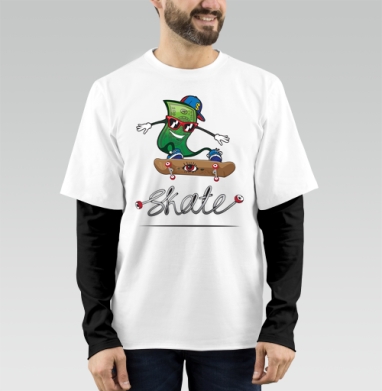 Skater BUCKS / Скейтерские баксы - Магазин футболок freedezigner - Дизайнерские принты