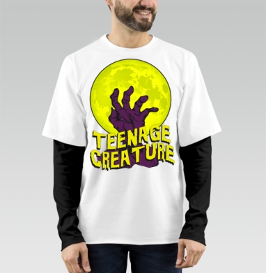 Teenage Creature / Подростковое существо, Футболка мужская лонгслив OneOne