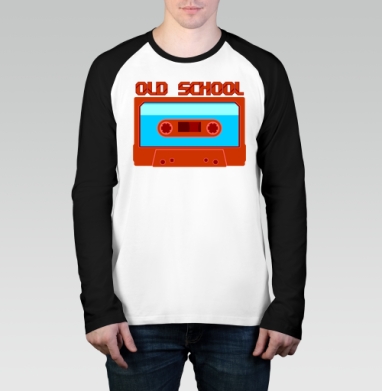 Яркая ретро аудиокассета OLD SCHOOL – стиль и ностальгия - Футболки от Игоря Пташинского