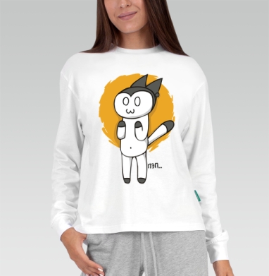 Симпатичный котик Пэп забавный милый kawaii спокойный мультяшный - PSYKOSH