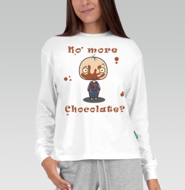 No more chokolate??? / Шоколада больше нет??? - Магазин футболок ToyFish - Дизайнерские принты