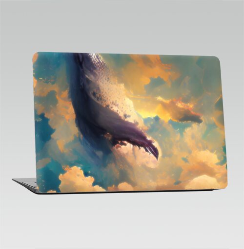 Фантастический Кит в Облаках – Магия Полёта - Наклейки на 2010-2017 – Macbook Air, страница 8