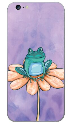 Бирюзовая лягушка на персиковом цветке - Виниловые наклейки на iPhone 6 plus - купить в Москве, страница 6