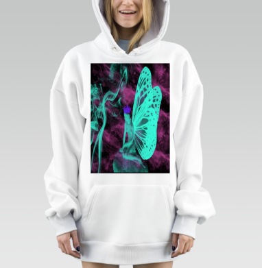 Метаморфоза человека с крыльями короны сидения, Hoodie Mjhigh Dig, оверсайз, утепленная