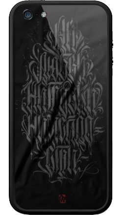 Каллиграффити «ALL EVERYTHING IS STYLE» – Мрачная элегантность - Бампер на iPhone 5, 5S, страница 5