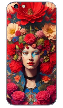 Цифровой портрет «Цветочная Флора» в сюрреализме - Виниловые наклейки на iPhone 6 plus - купить в Москве, страница 4