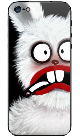 Антропоморфный кролик в шоке – цифровой арт - Виниловые наклейки на iPhone 5 - купить в Москве, страница 4