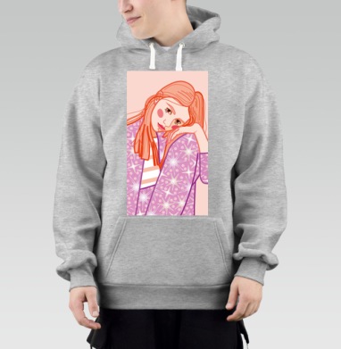 Звёздная пижама уютная меланхолия нежности, Толстовка Mjhigh–Mel, утепленная