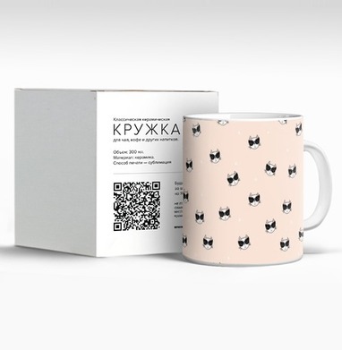 Милый узор с котами в очках и наушниках - Эмоции и внутренний мир через картинки