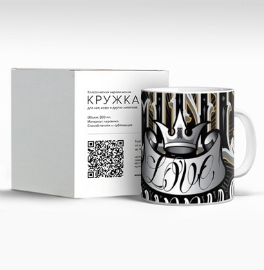 LLK / Живи как король - Магазин футболок vrdesign - Дизайнерские принты